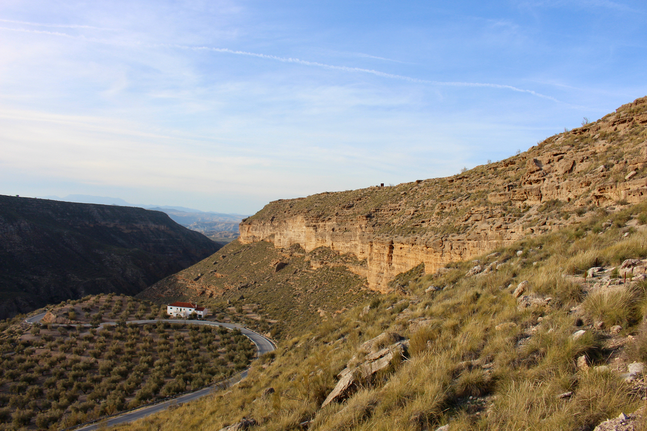 Blick vom Megalithpark in Gorafe