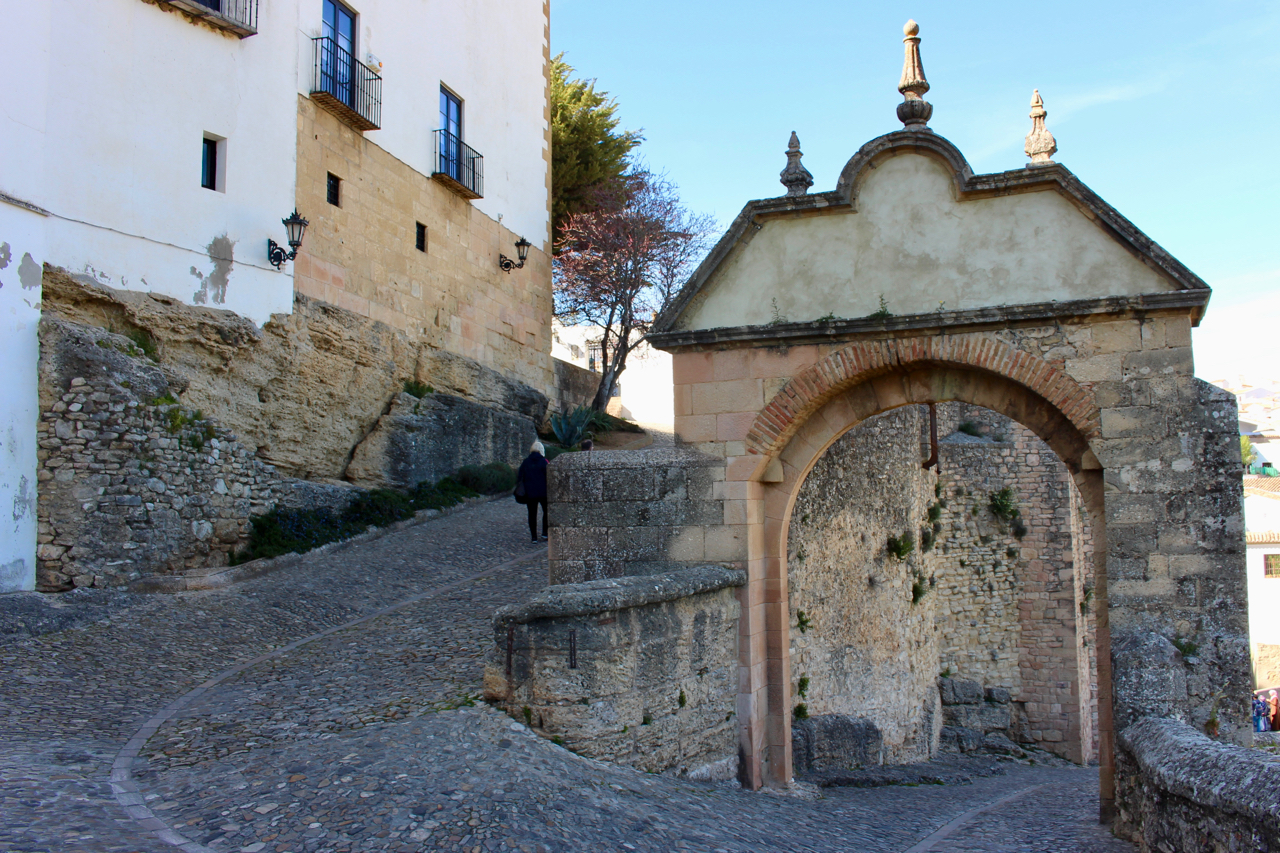 Rückseite des Tores Philipps V. in Ronda