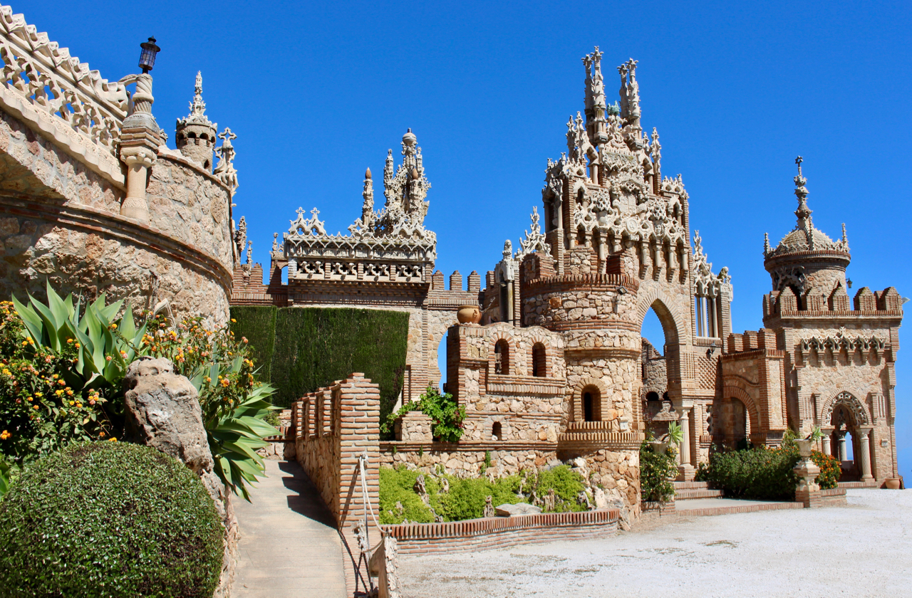 Das Castillo Colomares in Benalmádena