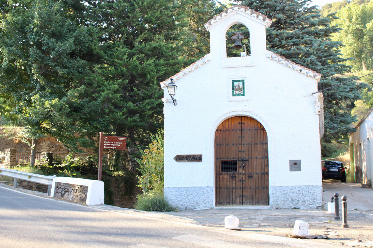 Die Kapelle der Virgen des las Angustias bei Pórtugos