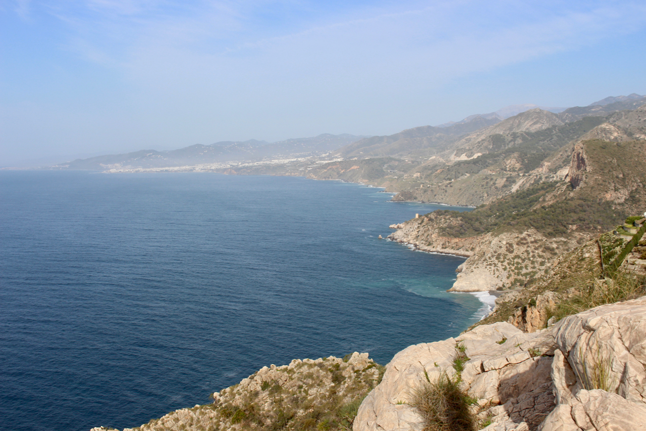 Aussicht auf die Küste des Naturschutzgebietes