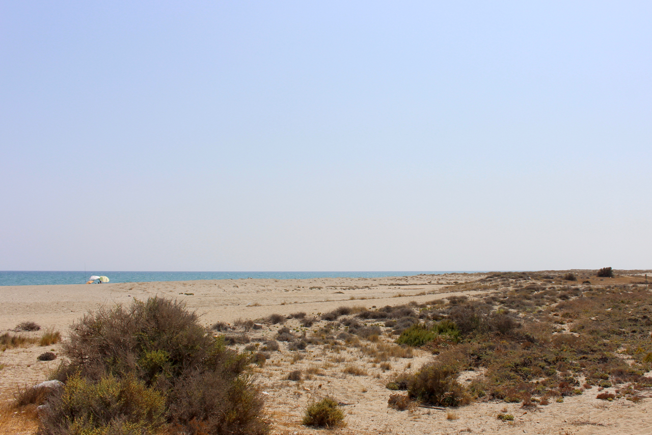 Strand Playa de Cerrillos an der Costa de Almería