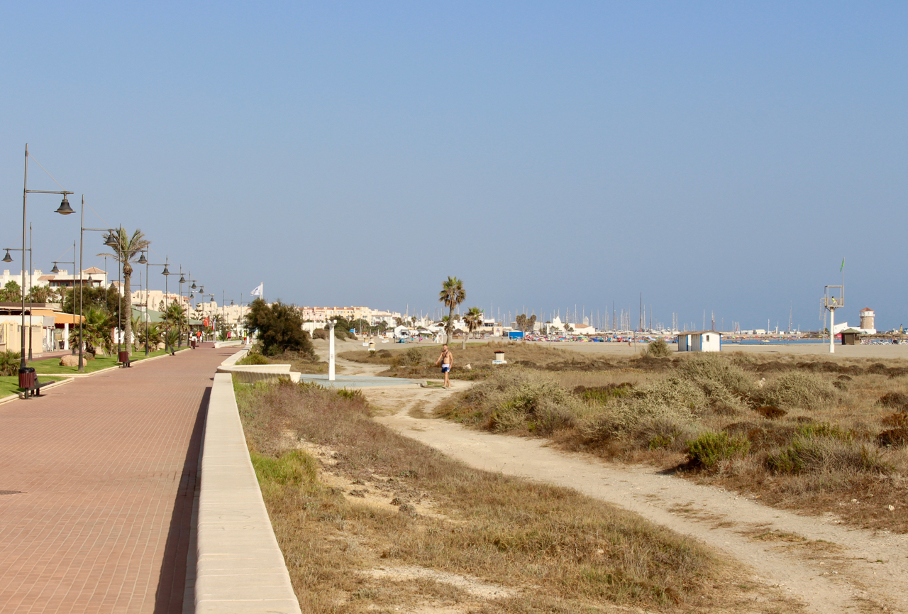 Playa de Poniente Almerimar an der Costa de Almería