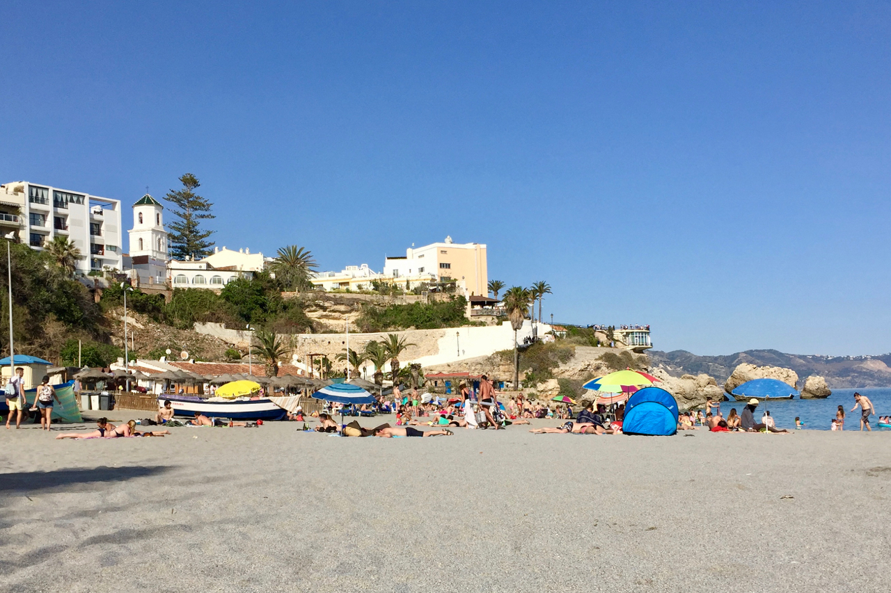 Playa El Salón in Nerja