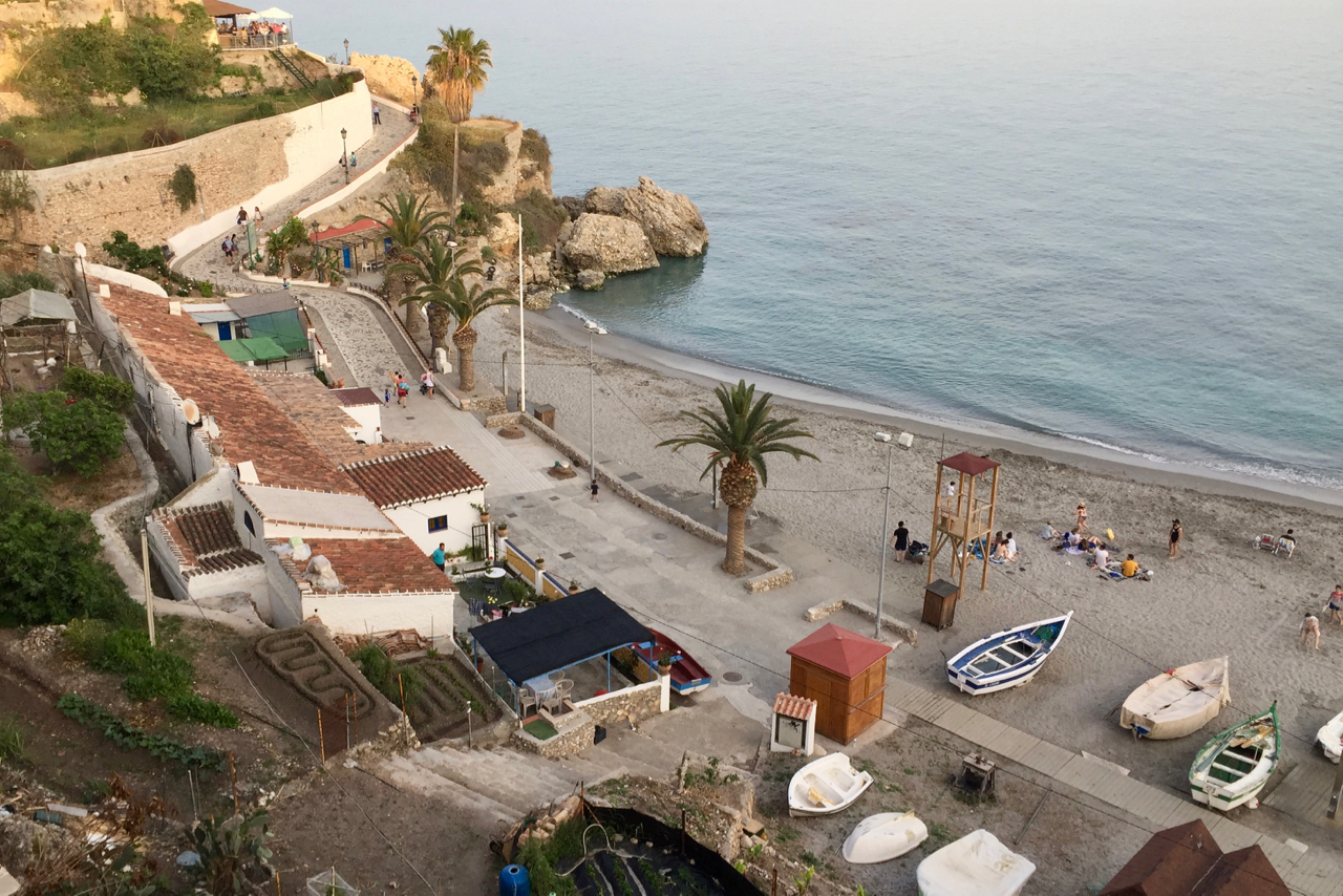 Playa El Salón in Nerja