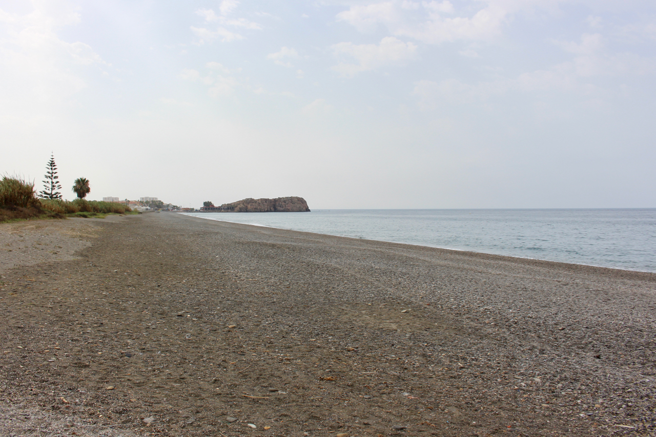 Playa La Guardia und der Peñón de Salobreña