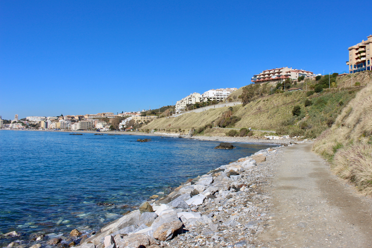 Weg zum Playa Tajo de la Soga in Benalmádena