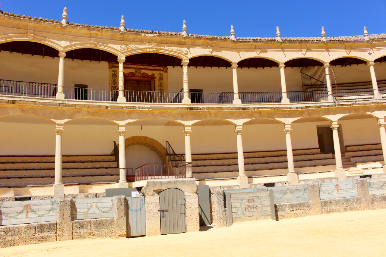 Die Königliche Loge der Stierkampfarena von Ronda