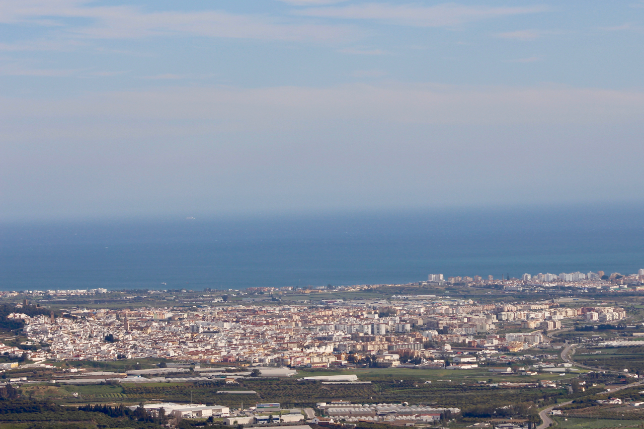 Blick auf Vélez-Málaga